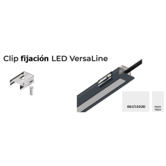 CLIPS FIJACION LED VERSALINE V1 PACK 10 UND