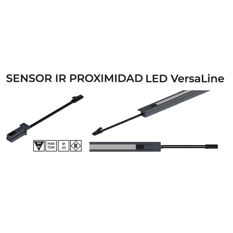 SENSOR IR PROXIM LED VERSALINE V1 72W 24V