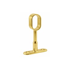 SOPORTE CENTRAL ABIERTO  OVAL PARA TUBO DE ACERO