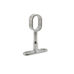 SOPORTE CENTRAL ABIERTO  OVAL PARA TUBO DE ACERO