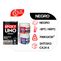 EPOXI UNO NEGRO KIT