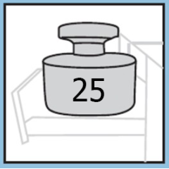 GUIA OCULTA GG10 EXTRACCIÓN PARCIAL 7-8 25KG JUEGO