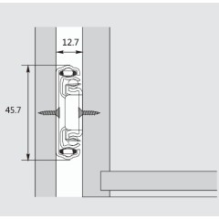 GUIA TEL SOFT CLOSE 45MM EXTRACCIÓN TOTAL 45KG