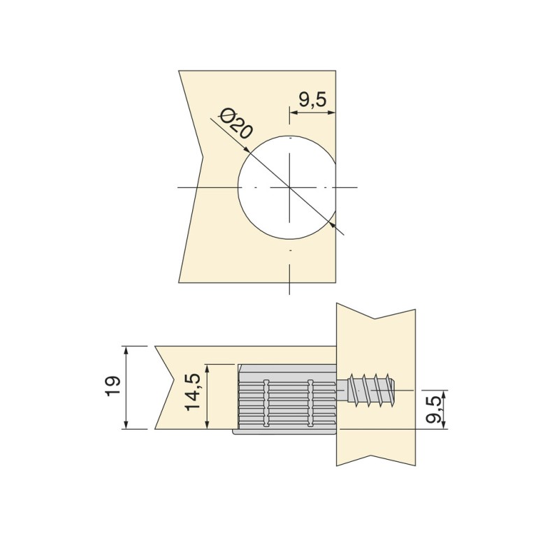 ENGANCHE CHECK D20 ESP 19 NI 8471607