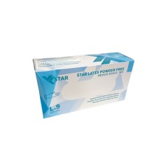 GUANTE LATEX DESECHABLE BLANCO CAJA 100 UND