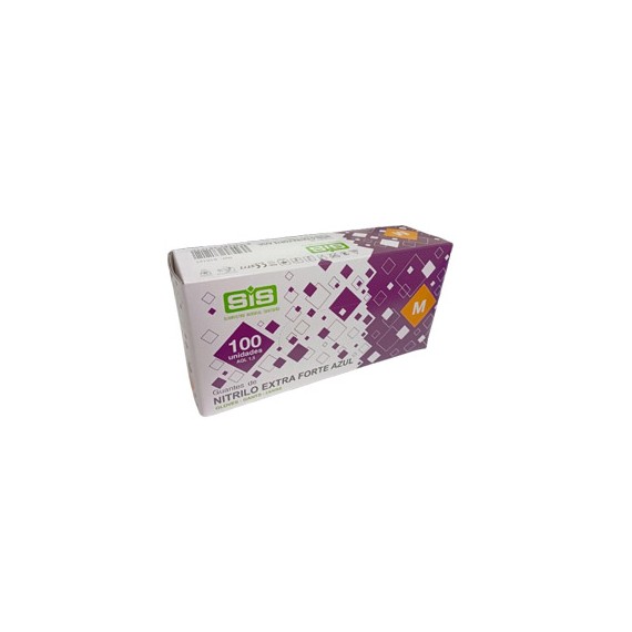 GUANTE NITRILO EXTRA FUERTE 6GR CAJA 100UND