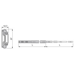 GUIA TELESCOPICA EXTRACCION TOTAL 37MM