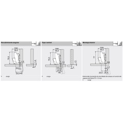 BISAGRA CLIP TOP 110º PUERTA FINA FRENO 71B453T